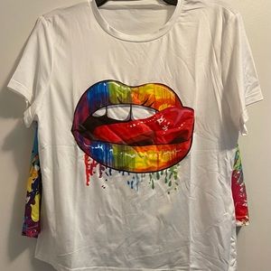 Colorful 2 pic short set